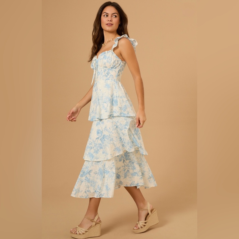 NWT Altar’d State Oaklyn Floral Midi Dress - Picture 4 of 7